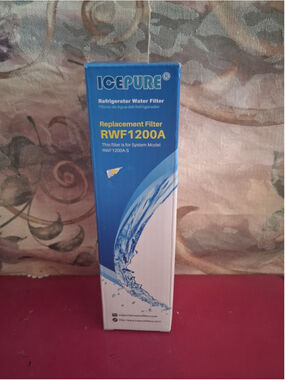 ICEPURE BPA Free Refrigerator Water Filter RWF1200A RWF1200A-S Replacement